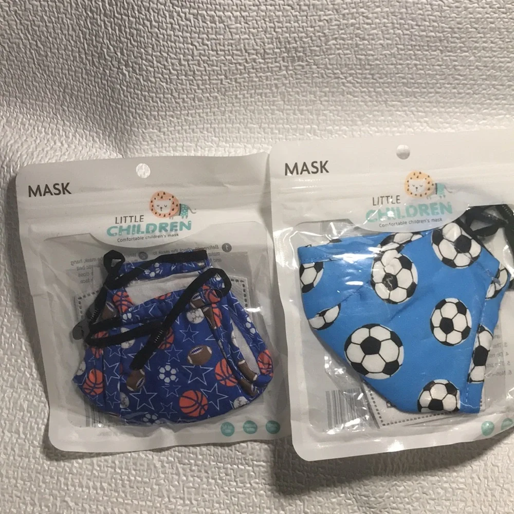Face Masks Mixed Bundle Lot of 2 for kids face coverings